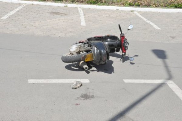 Un mopedist beat şi fără permis de conducere a provocat un accident rutier, la Năvodari